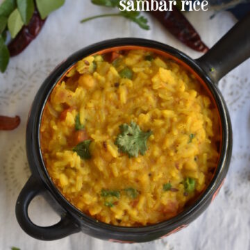 sambar rice sadam recipe