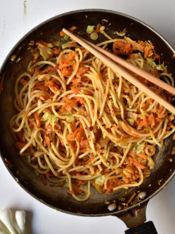 how to make veg noodles recipe