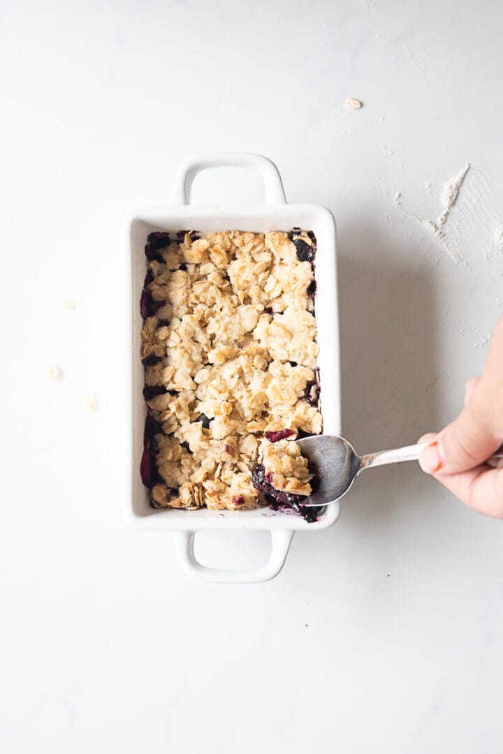 ultimate blueberry crumble recipe 